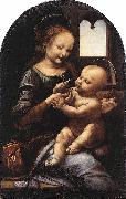 LEONARDO da Vinci Benois Madonna oil painting artist